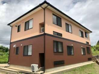 長崎県東彼杵町 アパート マンション 屋根塗装 外壁塗装塗り替え工事 株式会社キス