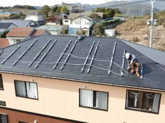 東彼杵町 アパート 外壁塗装 太陽光パネル リフォーム工事 株式会社キス