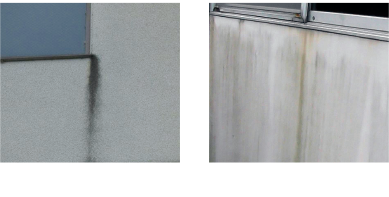 雨筋汚染 外壁のくすみ