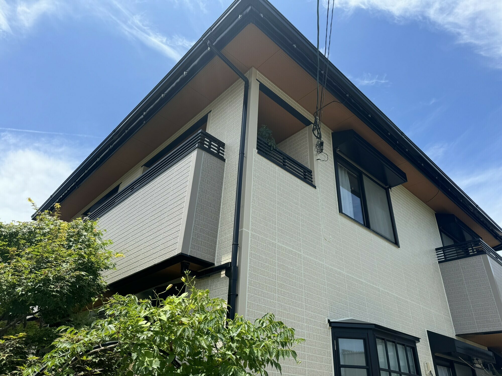 江北町K様邸の屋根塗装・外壁デザイン塗装塗り替え工事その９