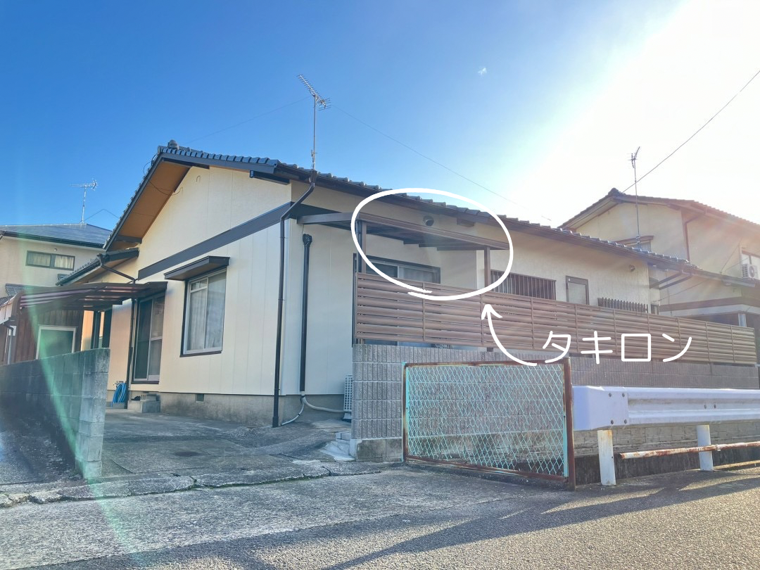 小城市牛津町S様邸の外壁塗装・屋根塗装塗り替え工事その1