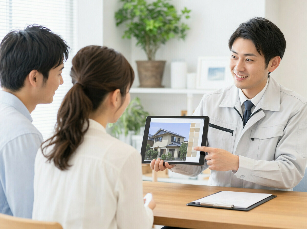 提案している様子