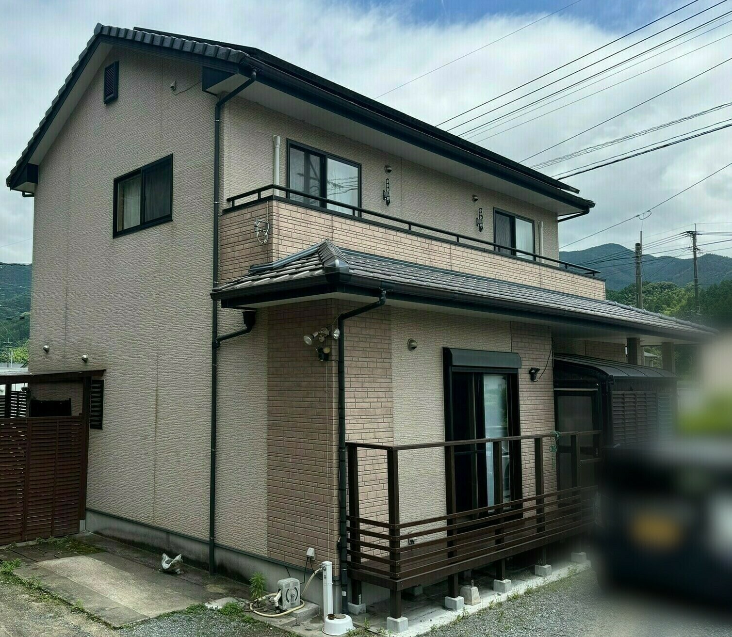 唐津市厳木N様邸の外壁塗装その1