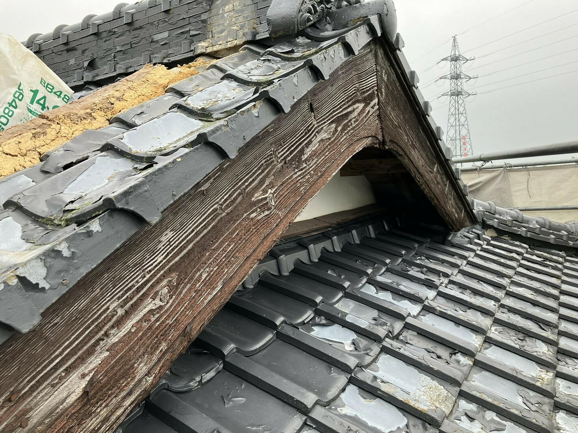 武雄市I様邸の屋根替え工事その１